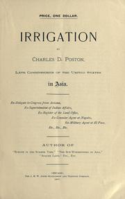 Cover of: Irrigation