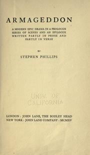 Cover of: Armageddon by Stephen Phillips