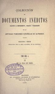 Cover of: Colección de documentos ineditos relativos al descubrimiento by pub. por la Real academia de la historia ...