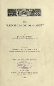 Cover of: The principles of ornament