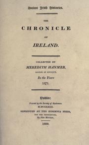 Cover of: The chronicle of Ireland. by Meredith Hanmer