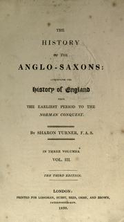 Cover of: history of the Anglo-Saxons