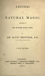 Cover of: Letters on natural magic, addressed to Sir Walter Scott, Bart