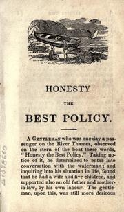 Cover of: Honesty the best policy. by 