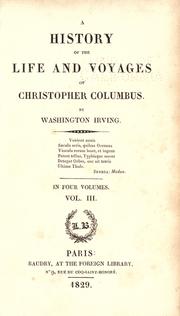 Cover of: A history of the life and voyages of Christopher Columbus. by Washington Irving
