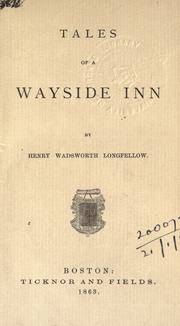 Cover of: Tales of a wayside inn