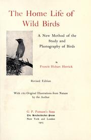 Cover of: The home life of wild birds by Francis Hobart Herrick