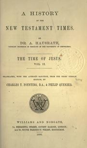Cover of: history of New Testament times.