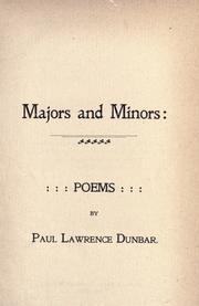 Cover of: Majors and minors by Paul Laurence Dunbar