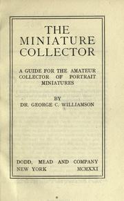Cover of: The miniature collector