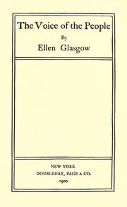The voice of the people by Ellen Anderson Gholson Glasgow