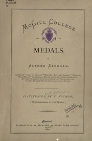 McGill College and its medals by Alfred Sandham
