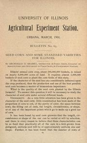 Cover of: Seed corn and some standard varieties for Illinois
