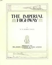 Cover of: The Imperial Highway. by A. N. Homer