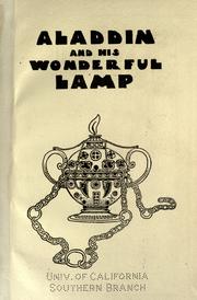 Cover of: Aladdin and his wonderful lamp in rhyme.