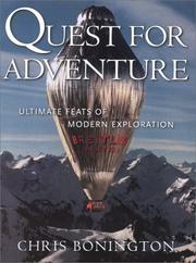 Cover of: Quest for adventure by Chris Bonington