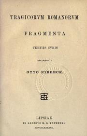 Cover of: Scaenicae Romanorum poesis fragmenta. by 