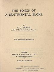 The songs of a sentimental bloke by Clarence James Dennis