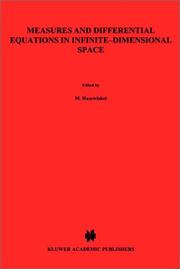Cover of: Measures and Differential Equations in Infinite-Dimensional Space (Mathematics and its Applications)