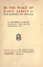 Cover of: In the wake of King James, or, Dun-Randal on the sea.