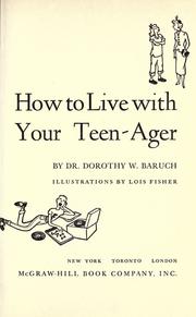Cover of: How to live with your teen-ager.