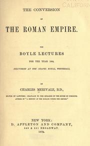 Cover of: The conversion of the Roman empire