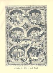 Cover of: The baronial and ecclesiastical antiquities of Scotland. by Robert Williams Billings