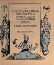 Cover of: The auto guest book: being the maxims of Punbad the railer ga raja of the Punjob, vice-roysterer of Notsopoor