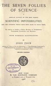 Cover of: The seven follies of science
