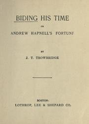 Cover of: Biding his time, or, Andrew Hapnell's fortune by John Townsend Trowbridge