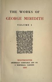 Cover of: The works of George Meredith