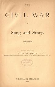 Cover of: The Civil War in song and story: 1860-1865