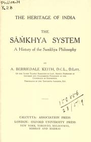 The Samkhya System by Arthur Berriedale Keith