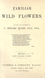 Cover of: Familiar wild flowers figured and described