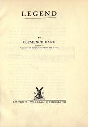 Legend by Clemence Dane