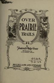 Cover of: Over prairie trails
