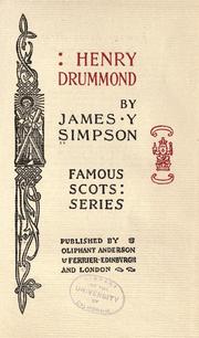 Henry Drummond by Simpson, James Young
