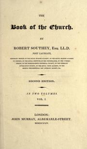 Cover of: The book of the church by Robert Southey