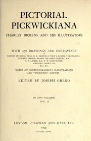Cover of: Pictorial Pickwickiana by Joseph Grego