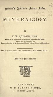Cover of: Mineralogy by J. H. Collins
