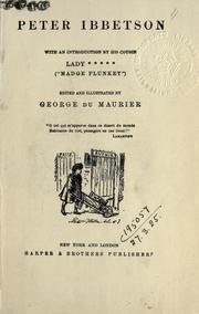 Cover of: Peter Ibbetson. by George Du Maurier