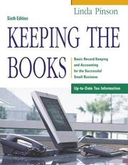 Cover of: Keeping the books