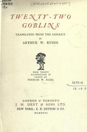 Cover of: Twenty-two goblins