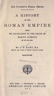 Cover of: The student's Roman empire. by John Bagnell Bury