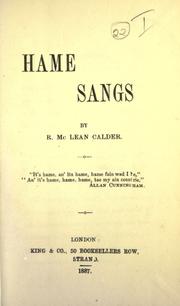 Cover of: Hame sangs