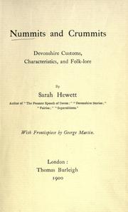 Cover of: Nummits and crummits by Sarah Hewett