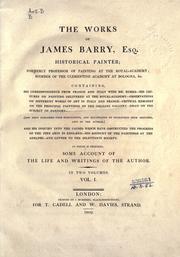 Cover of: The works of James Barry ... historical painter ...