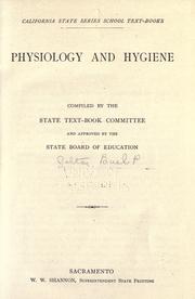 Cover of: Physiology and hygiene