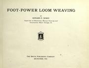 Cover of: Foot-power loom weaving
