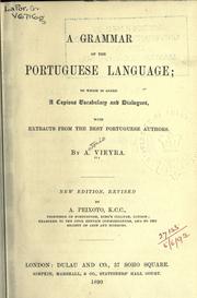 Cover of: A grammar of the Portuguese language